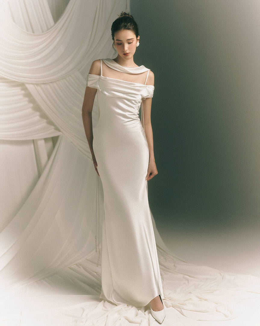 The Ophelia Off-Shoulder Gown