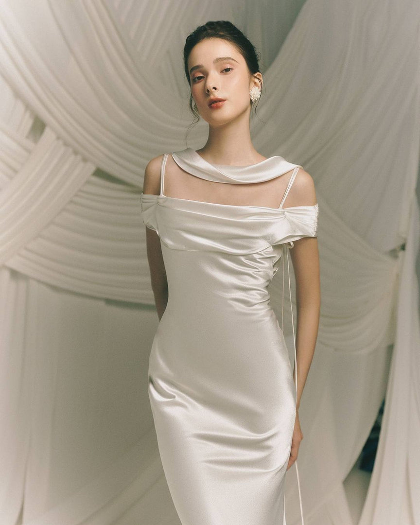 The Ophelia Off-Shoulder Gown