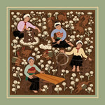 Load image into Gallery viewer, Muong - Cotton Field Handmade Silk Scarf
