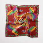 Load image into Gallery viewer, Phoenix - Wings of Sanctuary Handmade Silk Scarf
